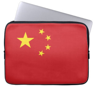 China flag laptop sleeve