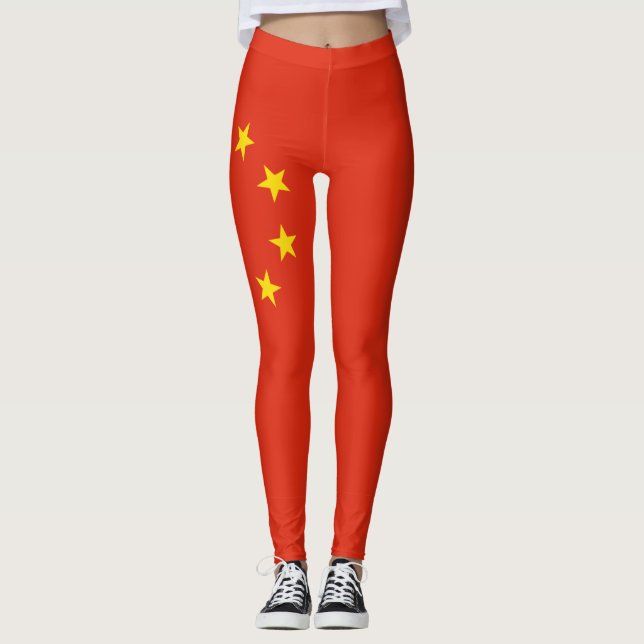 China flag Leggings (Front)