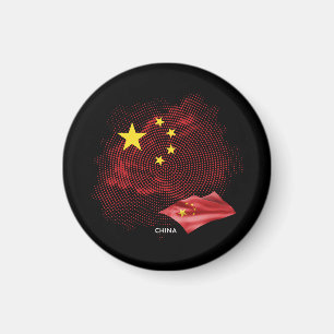 China flag magnet