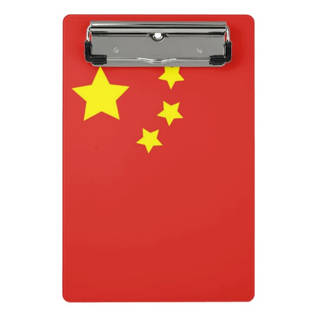China Flag Mini Clipboard (Front)