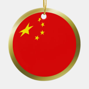 China Flag Ornament