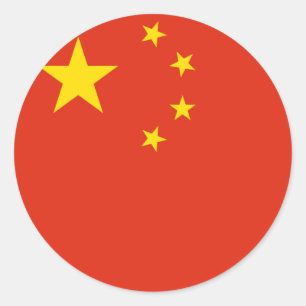 China Flag Sticker