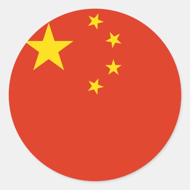 China Flag Sticker (Front)