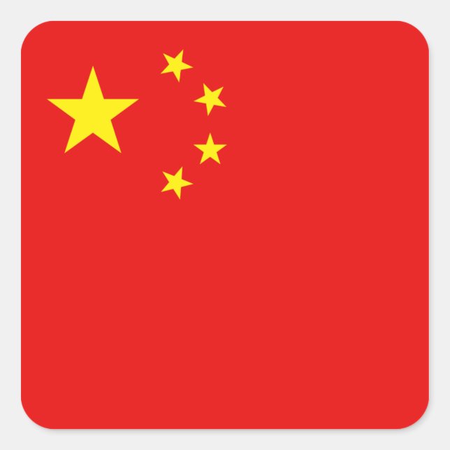 China Flag Sticker (Front)