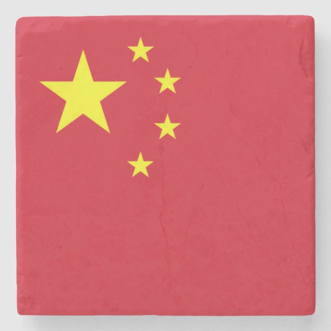 China flag stone coaster (Front)
