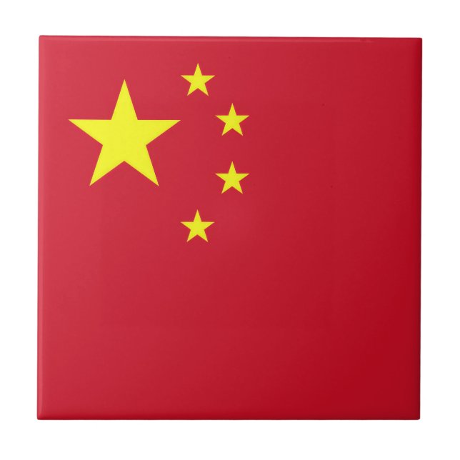 China flag tile (Front)