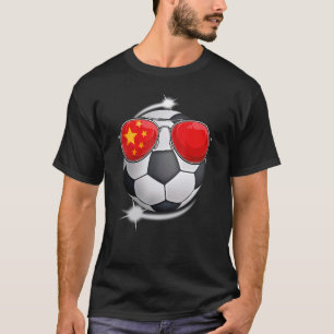 China Football Fan Sunglass Soccer Chinese T-Shirt