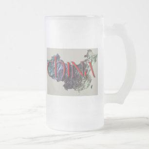 China Frosted Glass Beer Mug