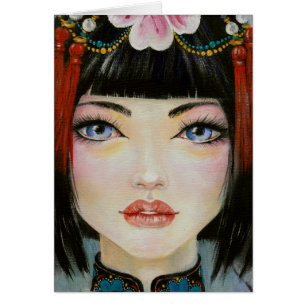 China Girl with Eyes of Blue