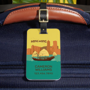 China Hong Kong Luggage Tag