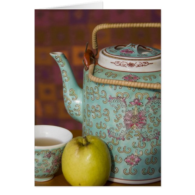 China, Hong Kong. Traditional Chinese teapot & 2 (Front)