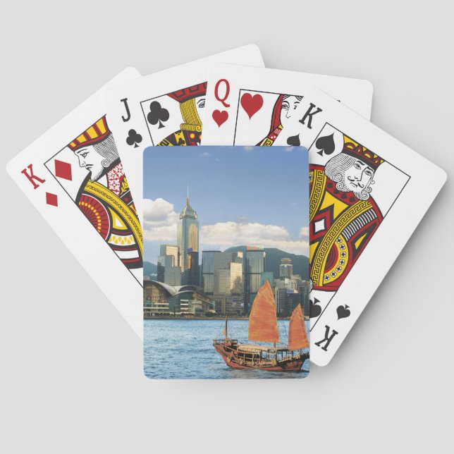 China; Hong Kong; Victoria Harbour; Harbour; A Playing Cards (Back)