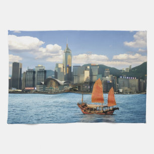 China; Hong Kong; Victoria Harbour; Harbour; A Tea Towel