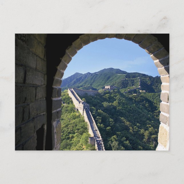 China, Huairou County, Mutianyu section of The Postcard (Front)