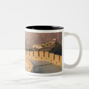 China, Huairou County, Sunset over the Two-Tone Coffee Mug