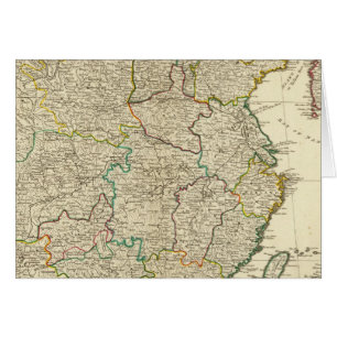 China, Korea atlas map