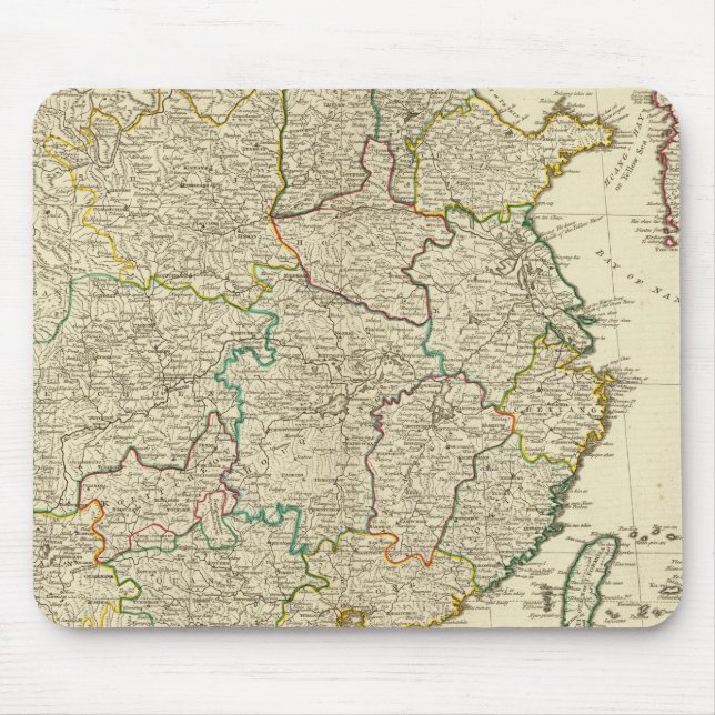 China, Korea atlas map Mouse Mat (Front)