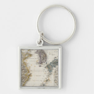 China, Korea, Japan Key Ring
