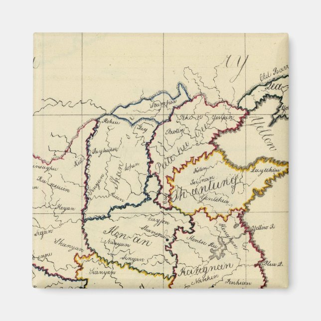 China, Korea Magnet (Front)