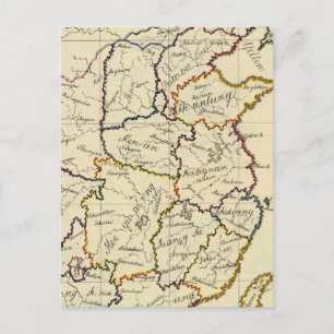 China, Korea Postcard