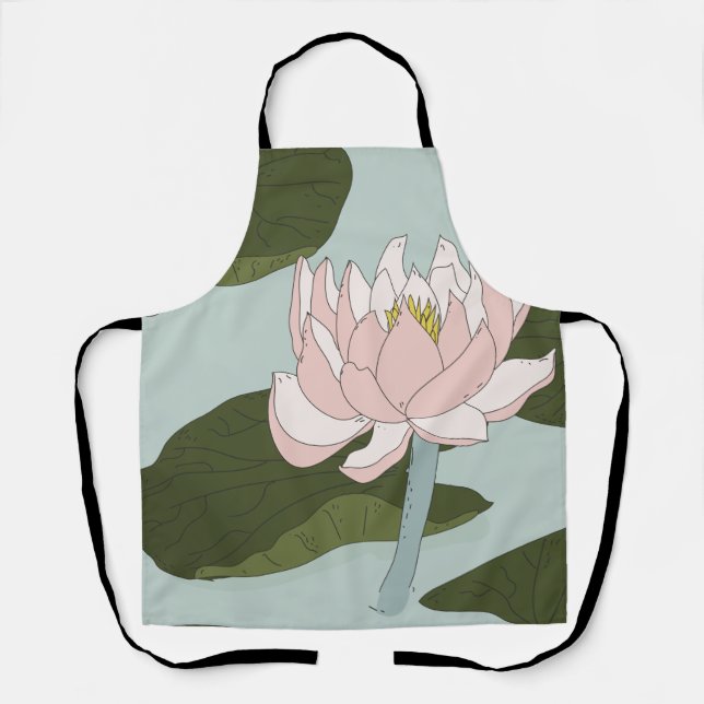 China lily Pond Apron (Front)