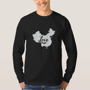 China Love Outline of Country Premium T-Shirt