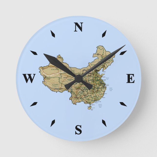 China Map Clock (Front)