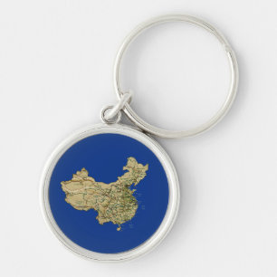 China Map Keychain