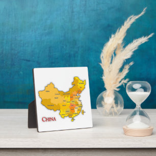 China map   plaque