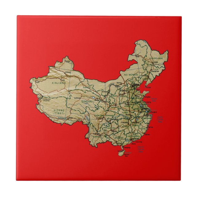 China Map Tile (Front)