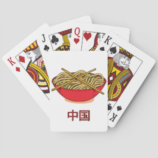 China Noodles Playing Cards
