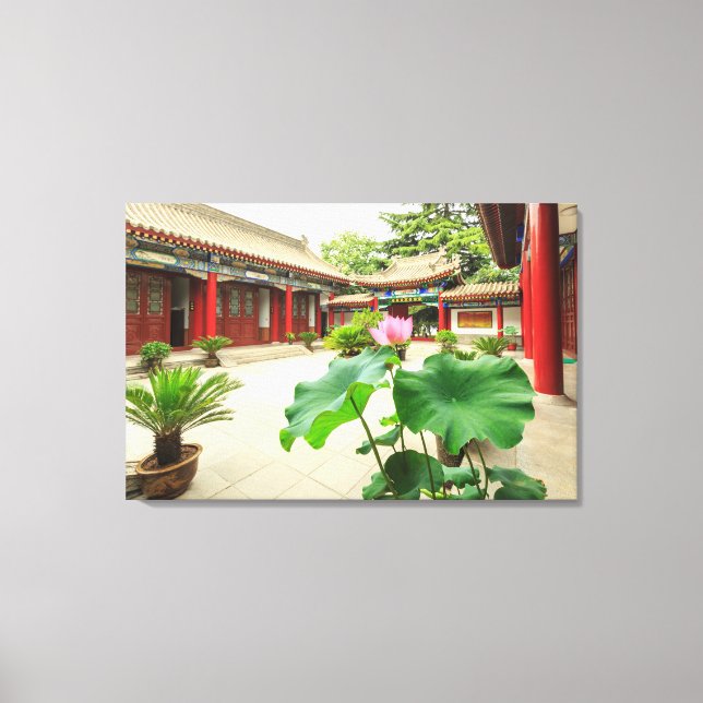China Pagoda Interior Canvas Print (Front)