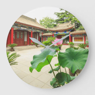 China Pagoda Interior Large Clock