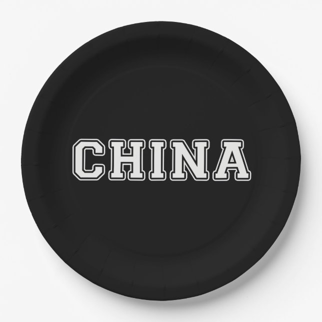 China Paper Plate (Front)