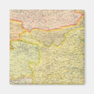 China political map magnet