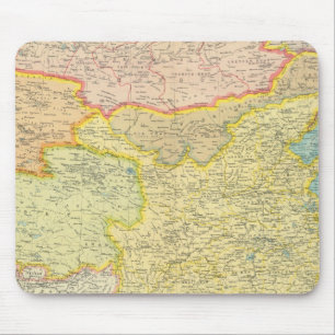 China political map mouse mat