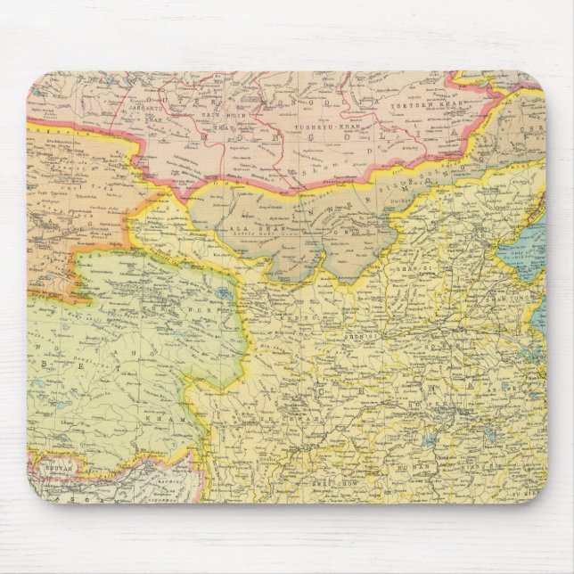 China political map mouse mat (Front)
