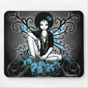 China Retro Afro Lilly Gothic Fairy Mouse Mat