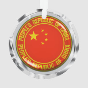 China Round Emblem Ornament
