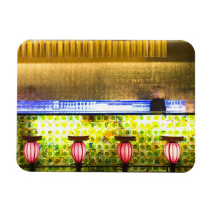 China, Shanghai. Bar in the Xin Tian Di bar 2 Magnet