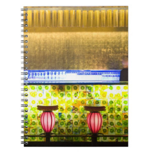 China, Shanghai. Bar in the Xin Tian Di bar 2 Notebook
