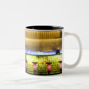 China, Shanghai. Bar in the Xin Tian Di bar 2 Two-Tone Coffee Mug