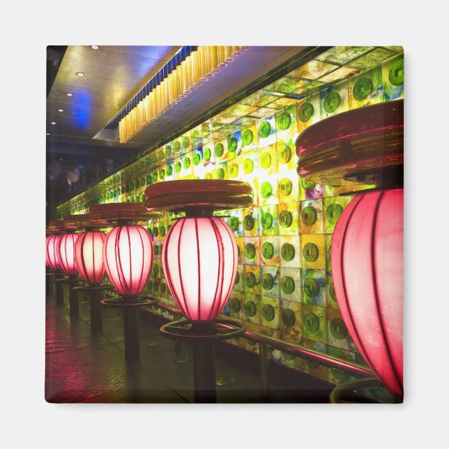 China, Shanghai. Bar in the Xin Tian Di bar Magnet (Front)