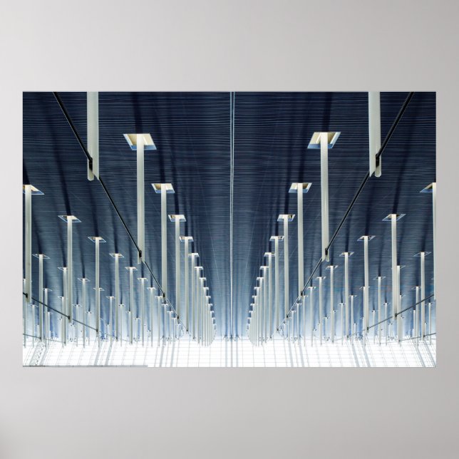 China, Shanghai | Pudong International Airport Poster (Front)