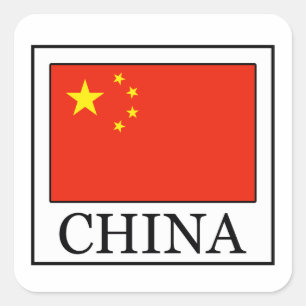 China Square Sticker