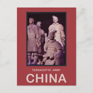 China Terracotta Army Postcard