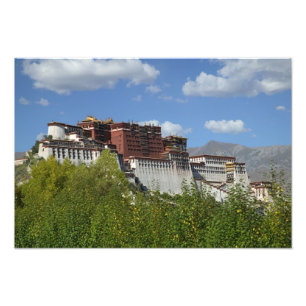 China, Tibet, Lhasa, Potala Palace Photo Print