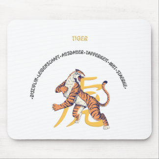 China Tierkreiszeichen Tiger Mouse Mat