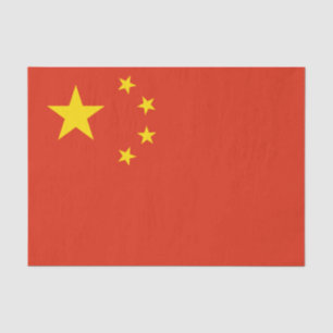 China tissue paper, Chinese Flag tissue paper