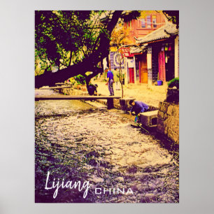 China travel Lijiang Yunnan Province Poster